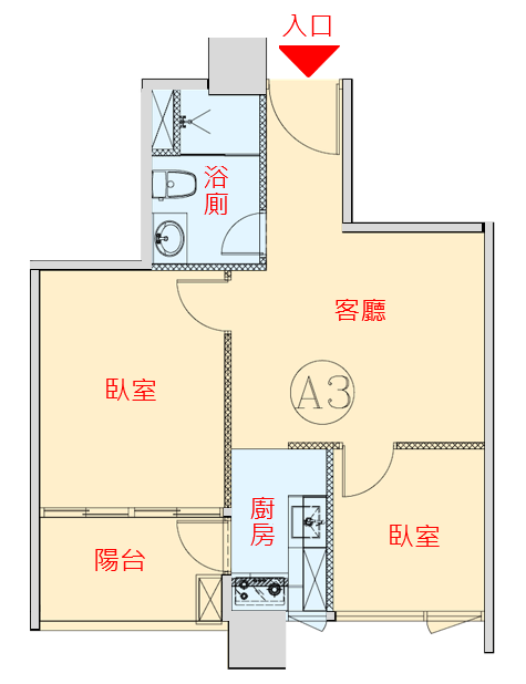 金龍社會住宅平面圖 