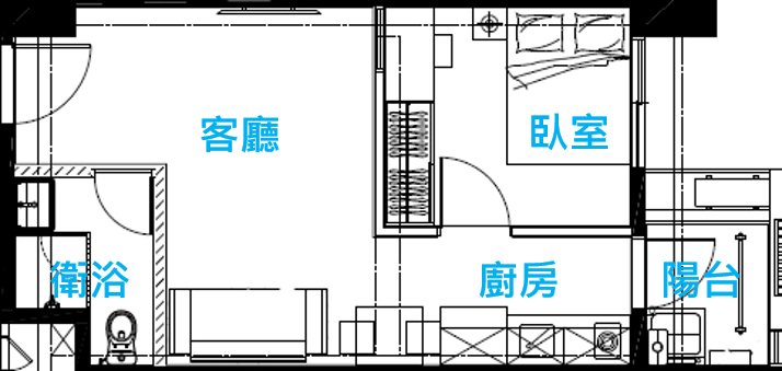 三房型格局，共29戶